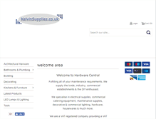 Tablet Screenshot of kelvinsupplies.co.uk